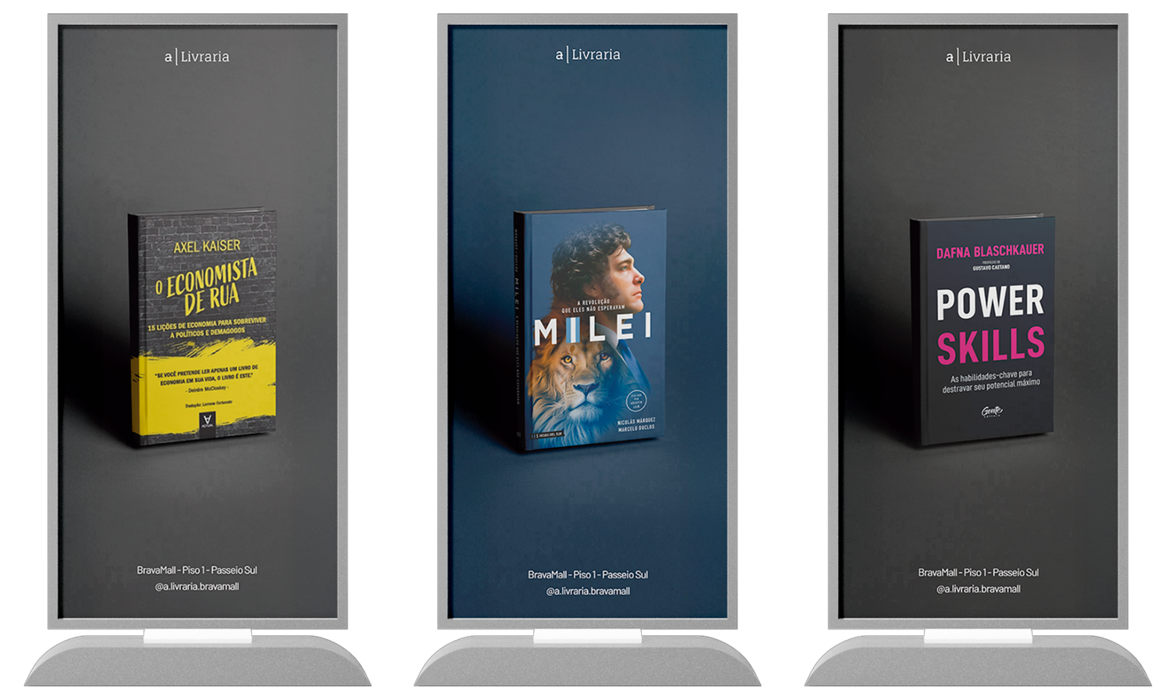 a | Livraria — Totens · BravaMall
