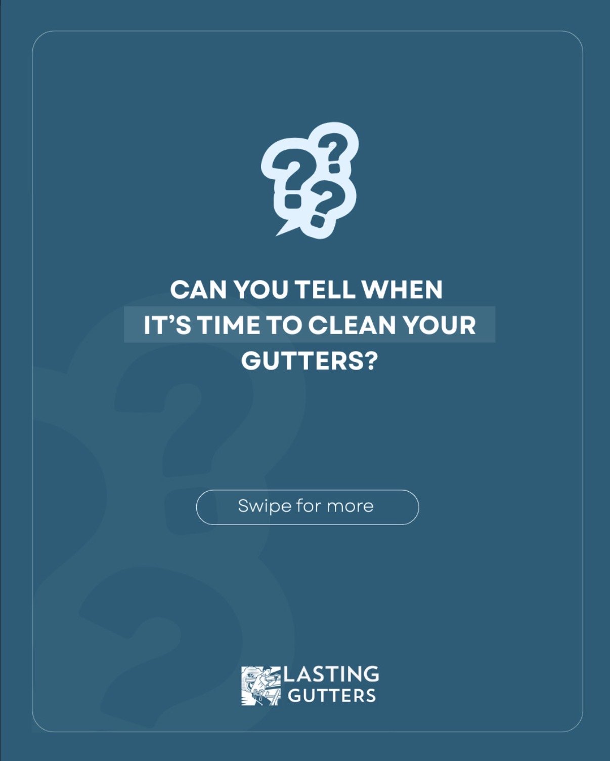 Lasting Gutters — post 4